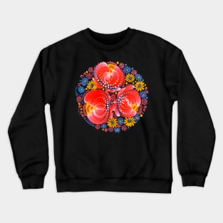 Petrykivka painting Crewneck Sweatshirt